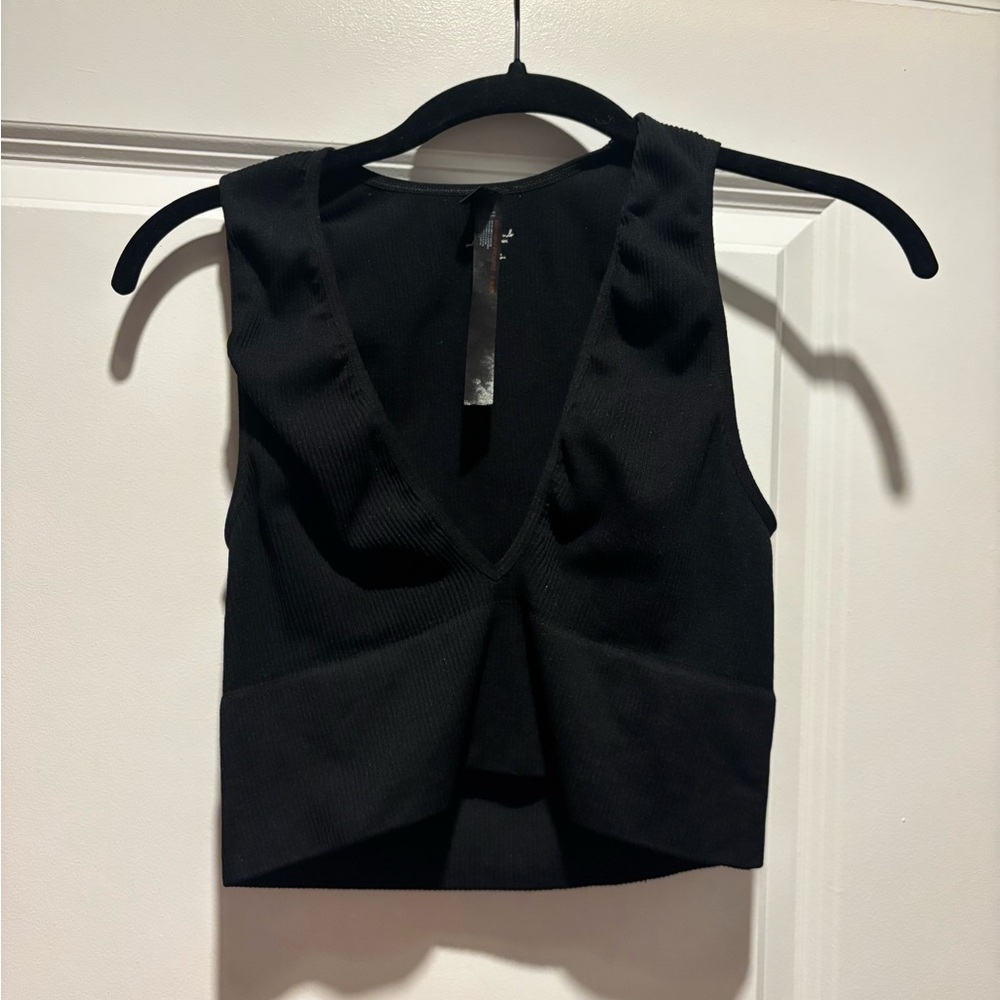 Urban Outfitters Black Crop Top